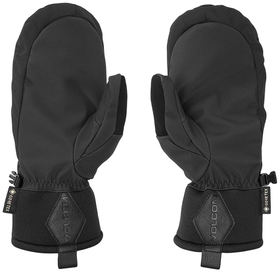 Варежки мужские Volcom Stay Dry Gore-Tex Black - Фото 2 большая