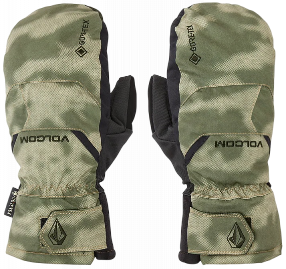 Варежки мужские Volcom Stay Dry Gore-Tex Camouflage - Фото 1 большая