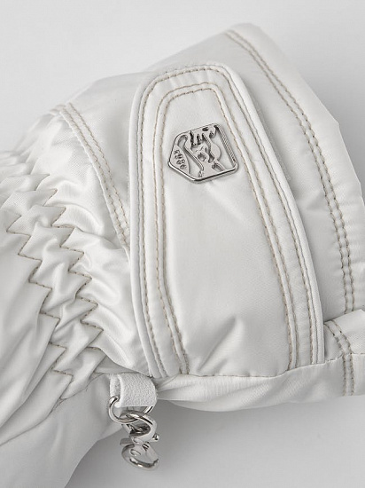 Варежки женские Hestra Primaloft Leather Ivory/Offwhite - Фото 5 большая