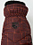 Варежки женские Hestra Primaloft Rib Knit Wine Red Print - Фото 2 малая