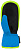 Варежки детские Reusch Ben Mitten Brilliant Blue/Safety Yel - Фото 2 малая