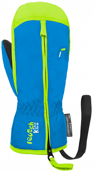 Варежки детские Reusch Ben Mitten Brilliant Blue/Safety Yel - Фото 1 большая