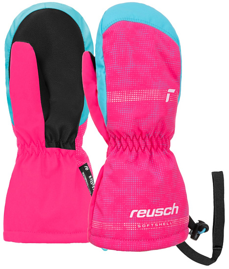 Варежки детские Reusch Maxi R-Tex Xt Mitten Knock Pink/Bachel Button - Фото 3 большая