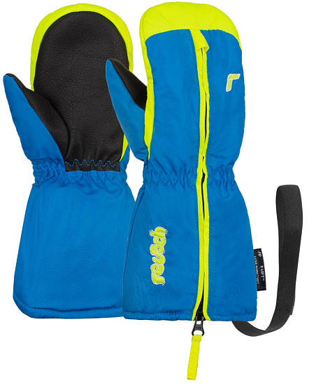 Варежки детские Reusch Tom Mitten Brilliant Blue/Safety Yel - Фото 3 большая