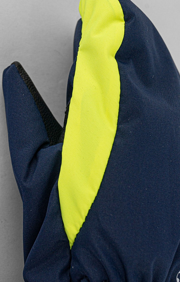 Варежки детские Reusch Kids Mitten Dress Blue/Safety Yellow - Фото 4 большая