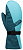 Варежки женские Scott Ultimate Warm Majolica Blue/Bright Blue - Фото 1 малая