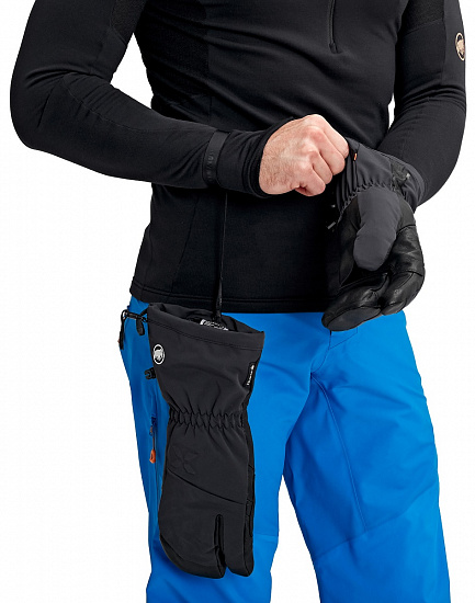 Перчатки Mammut Eigerjoch Pro Black - Фото 2 большая