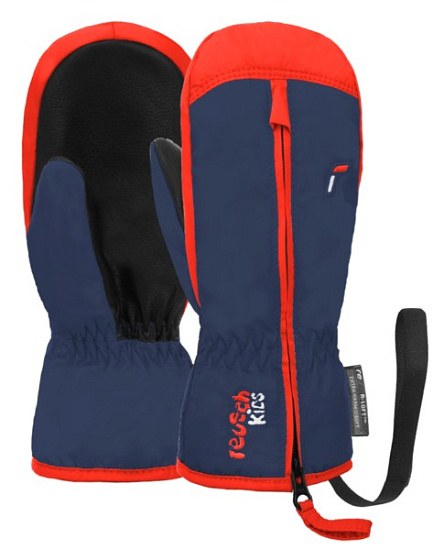 Варежки детские Reusch Ben Dress Blue/Cherry Tomato - Фото 3 большая