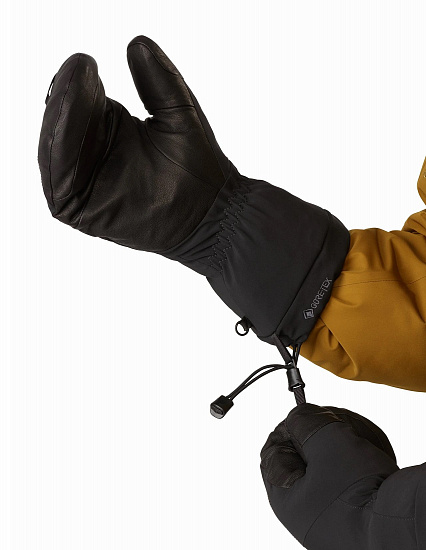 Варежки Arcteryx Fission SV Black/Infrared - Фото 4 большая