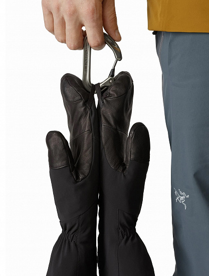 Варежки Arcteryx Fission SV Black/Infrared - Фото 5 большая