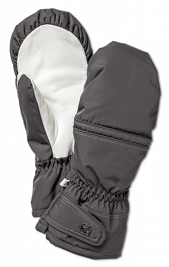 Варежки женские Hestra Primaloft Leather green/white - Фото 1 большая