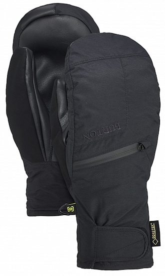 Варежки мужские Burton Gore-Tex Under Mitt True Black - Фото 1 большая
