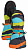 Варежки детские Burton Heater Mitt Summit Stripe - Фото 1 малая