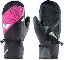 Варежки детские Zanier Sillian Stx Fuchsia-Schwarz