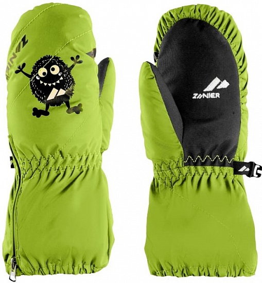 Варежки детские Zanier Monster Stx Grun - Фото 1 большая