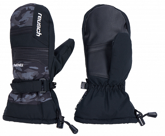 Варежки детские Reusch Kondor R-Tex XT Mitten Dark Camo/Black - Фото 1 большая