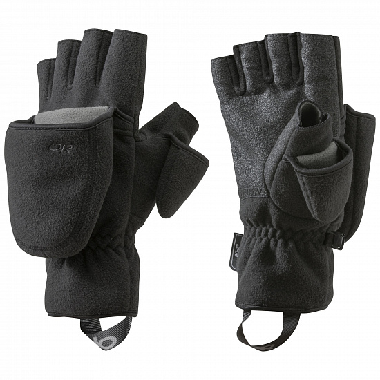Варежки OR Gripper Convertible Black - Фото 2 большая