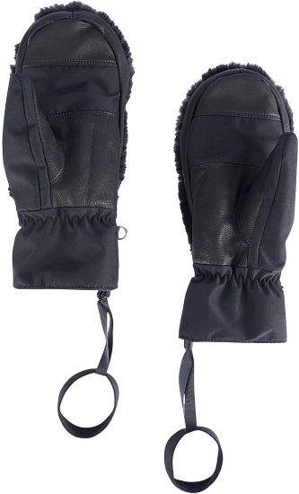 Варежки женские SportAlm Flauschi Black - Фото 2 большая