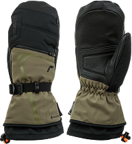 Варежки мужские Reusch Down Spirit Gtx Mitten Black/Burnt Olive