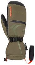 Варежки мужские Reusch Down Spirit Gtx Mitten Black/Burnt Olive