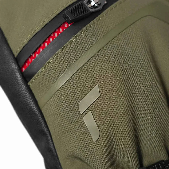 Варежки мужские Reusch Down Spirit Gtx Mitten Black/Burnt Olive - Фото 5 большая