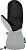 Варежки женские Reusch Puffy R-Tex XT Mitten Mirag Grey/Black - Фото 2 малая
