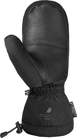 Варежки женские Reusch Yuna Down R-Tex XT Mitten Black - Фото 2 большая