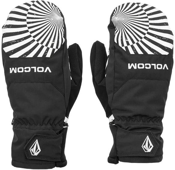 Варежки мужские Volcom V.Co Nyle Black Print - Фото 1 большая