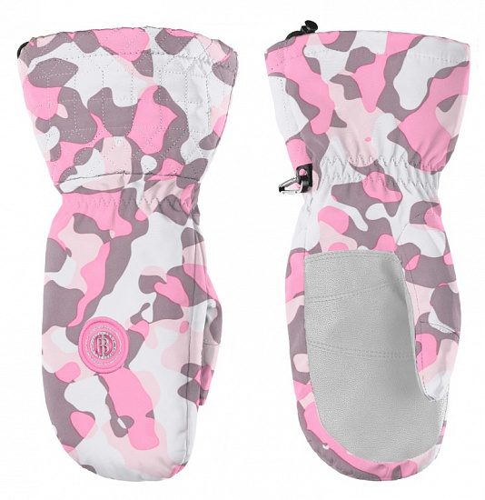 Варежки детские Poivre Blanc W19-1072-JRGL Pink Camou - Фото 1 большая