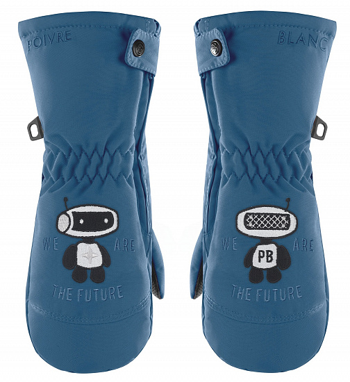 Варежки детские Poivre Blanc W20-0973-BBBY Twilight Blue - Фото 1 большая