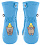 Варежки детские Poivre Blanc W20-1073-BBGL Polar Blue - Фото 1 малая
