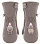 Варежки детские Poivre Blanc W20-1073-BBGL Rock Brown - Фото 1 малая