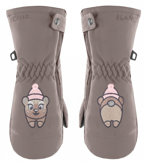 Варежки детские Poivre Blanc W20-1073-BBGL Rock Brown - Фото 1 большая