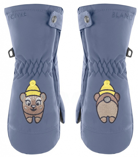 Варежки детские Poivre Blanc W20-1073-BBGL Shadow Blue - Фото 1 большая
