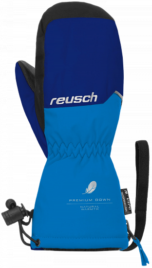 Варежки детские Reusch Jerry Down R-Tex Xt Surf The Web/Brilliant Blue - Фото 1 большая