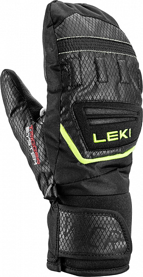 Варежки детские Leki HS WCR Team 3D Black - Фото 1 большая