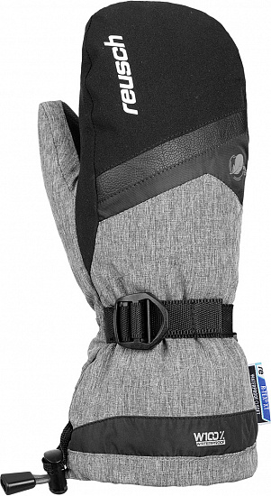 Варежки детские Reusch Kito R-Tex XT Black/Black Melange - Фото 1 большая