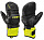 Варежки детские Leki Worldcup Race Coach Flex S GTX Black/Ice Lemon - Фото 1 малая