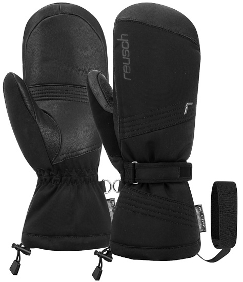 Варежки женские Reusch Charlotte R-Tex XT Mitten Black - Фото 3 большая