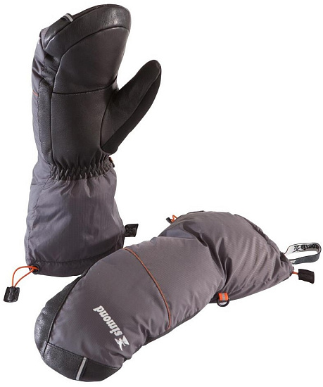 Варежки Simond Makalu 2 Антрацитовый Серый - Фото 4 большая