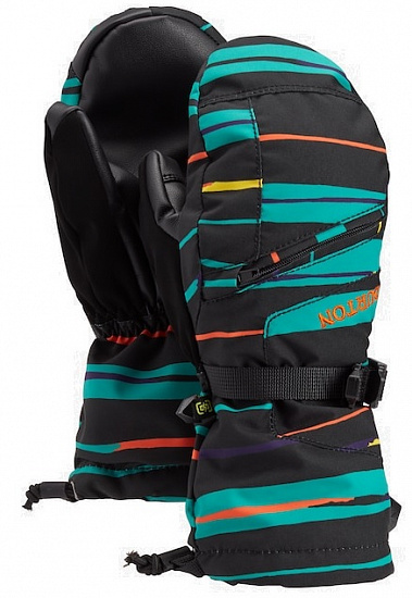 Варежки детские Burton Vent True Black Scribble - Фото 1 большая
