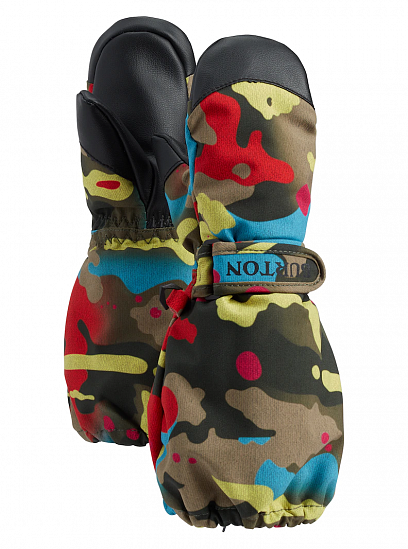 Варежки детские Burton Mini Heater Bright Birch Camo - Фото 1 большая