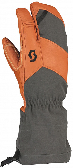 Варежки Scott Explorair Alpine Dark Grey/Burnt Orange - Фото 1 большая