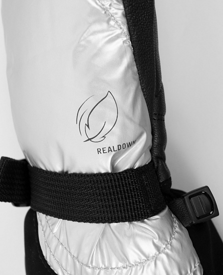 Варежки женские Reusch Yeta Black/Shiny Silver - Фото 7 большая