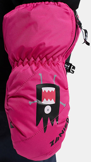Варежки детские Zanier Monster Stx Fuchsia/Schwarz - Фото 2 большая