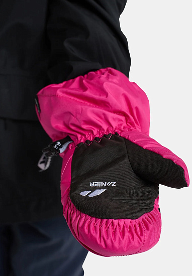 Варежки детские Zanier Monster Stx Fuchsia/Schwarz - Фото 3 большая