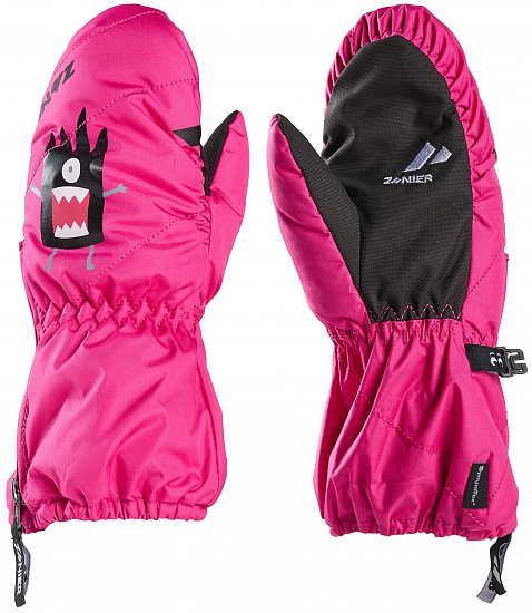 Варежки детские Zanier Monster Stx Fuchsia/Schwarz - Фото 1 большая