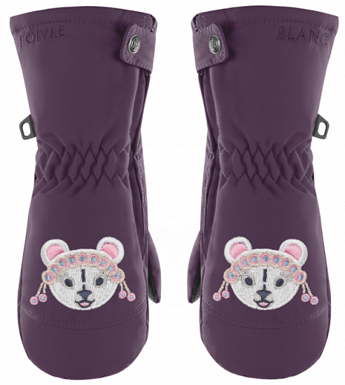 Варежки детские Poivre Blanc W21-1073-BBGL Mulberry Purple - Фото 1 большая
