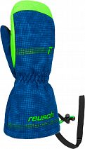 Варежки детские Reusch Maxi R-Tex Xt Surf The Web/Green Gecko