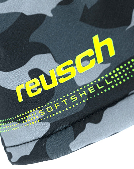 Варежки детские Reusch Maxi R-Tex Xt Black/Black Melange/Brilliant Blue - Фото 6 большая
